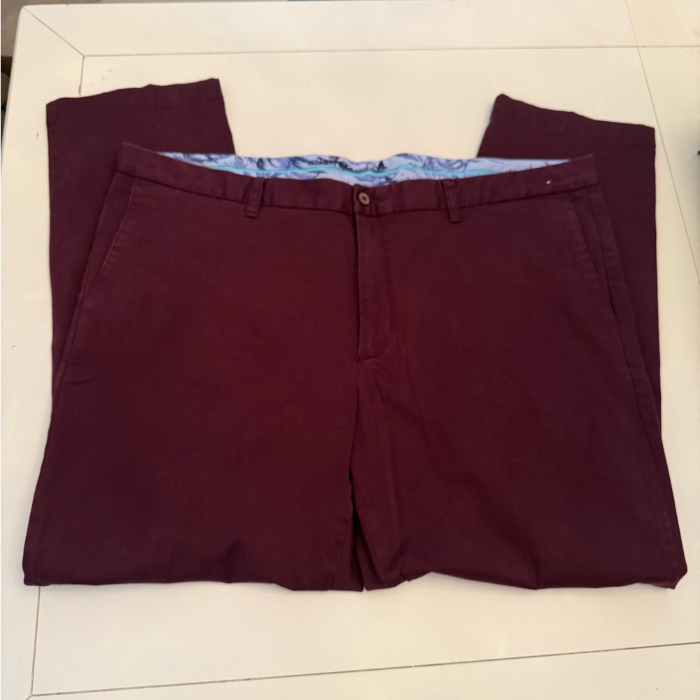 Tommy Bahama Men's Deep Red Chinos